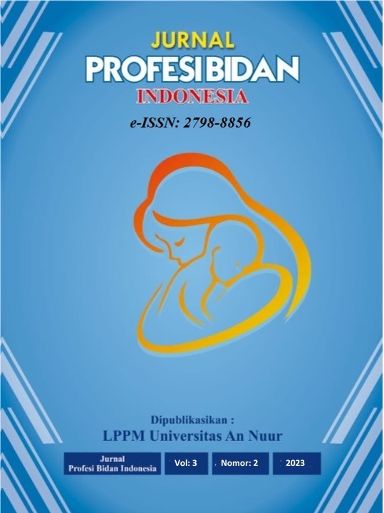 					View Vol. 3 No. 2 (2023): Jurnal profesi Bidan Indonesia
				